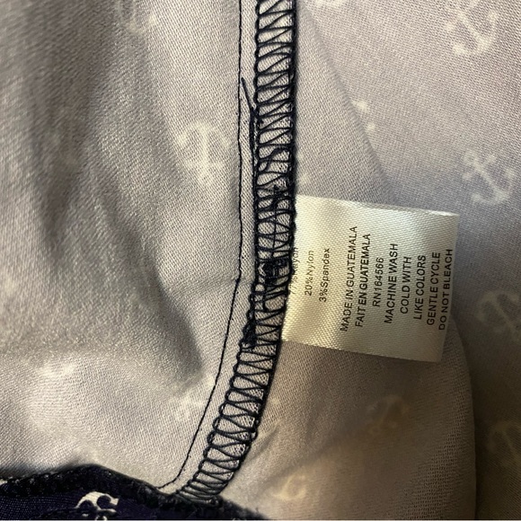 Kate Park Women’s Navy Blue White Anchors Stretch Pull-On Shorts Size 3X NWT - Picture 4 of 7